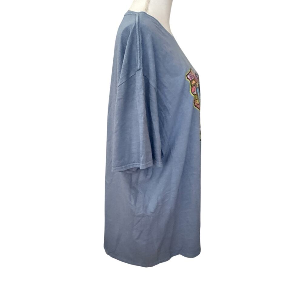 Disney DCA Food Wine Festival 2025 Blue T Shirt Mickey Graphic 3XL Oversized - Picture 3 of 6